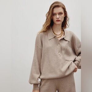 MABLE Knit Sweater & Shorts Matching Set